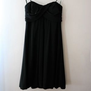Xscape Short Strapless Black Bubble Dress Size 6